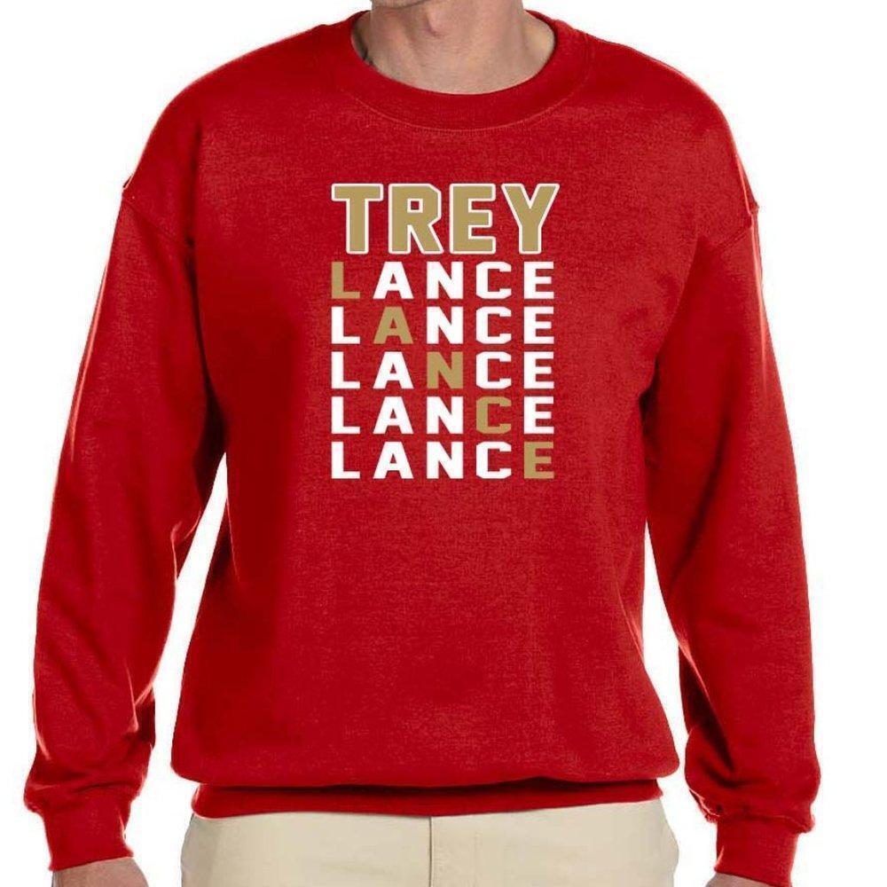 San Francisco 49ers Trey Lance Football Sweatshirt